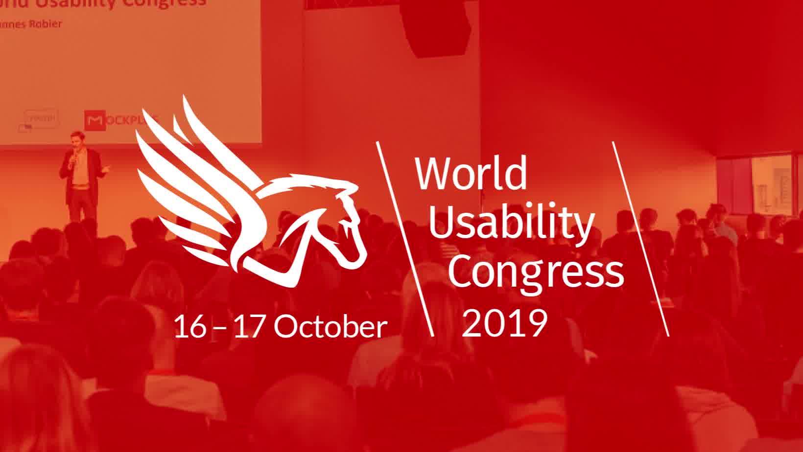 World Usability Congress 2019