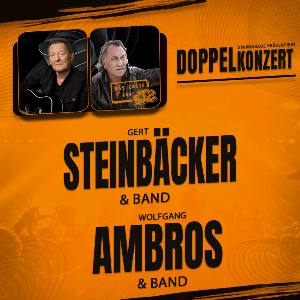 Doppelkonzert Wolfgang Ambros Trifft Gert Steinbäcker Mcg